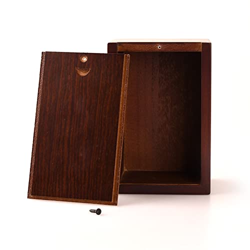 PCS Cremation Urns for Ashes, Pet Memorial Funeral Urns Box,Wooden Decorative Urn for Dog Cat,Cremation Keepsake Burial Ash Box - M (7.5 x 5 x 3.75'') - size: M(46-90lbs)