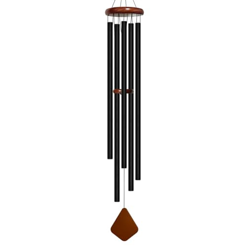 Bursvik 60" Deep Tone Wind Chimes - 5 Metal Tubes Rhombus Garden Patio Gift | Bursvik windchimes soothing melody; Extra-large yard decor; Unique shape; Durable aluminum; Gift neighbors friends family - size: 60 inch
