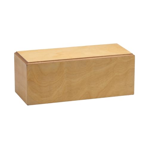 Companion Urn for Human, Infant and Pet Ashes, Cremation and Aquamation Urn for Adults, Infants, and Pets, Memorial Keepsake Urn (Maple, Large) - color: Maple, size: Large