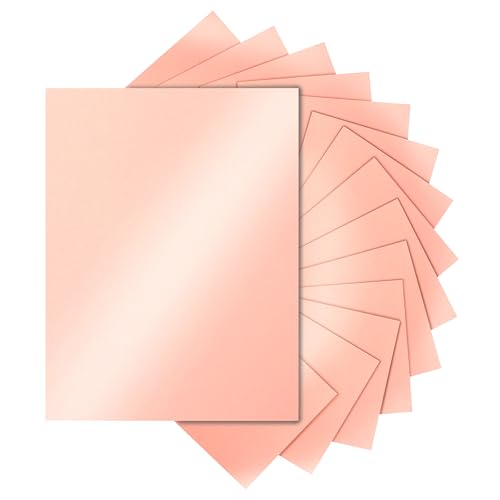 Silunkia 120 Sheets Candy Pink Shimmer Cardstock 8.5 x 11 Craft Paper 92lb | Heavyweight Paper Card Stock for DIY Cards Making, Birthday Decorations, Invitations, Thank You Cards - color: Pink, size: 120 Sheets