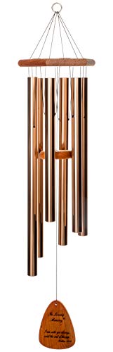 In Loving Memory 30-inch Windchime, Bronze w/I am with You Always… - color: Bronze