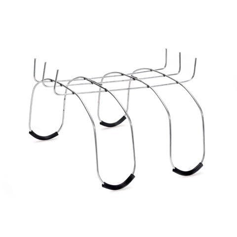 10 Pack of 12 inch Galvanized Wire Headstone Saddle for Rustproof Cemetery Gravestone Floral Display