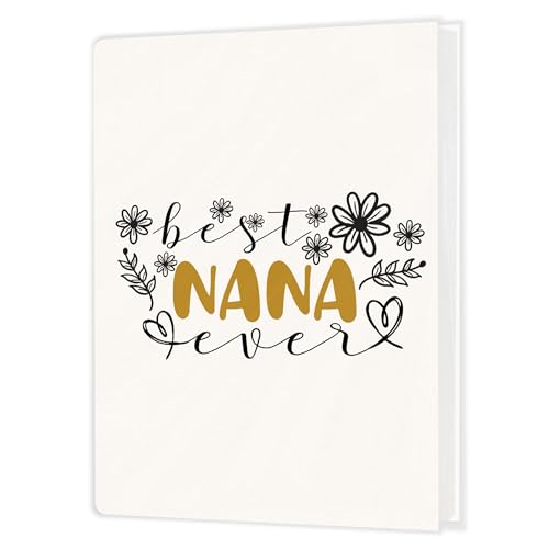 Best Nana Ever Gifts Photo Album Holds 36 4x6 Photos, Mother's Day Birthday Gifts for Nana Small Photo Album Memory Keepsake Gift for Family Wedding Anniversary Travel Vacation - color: Best Nana