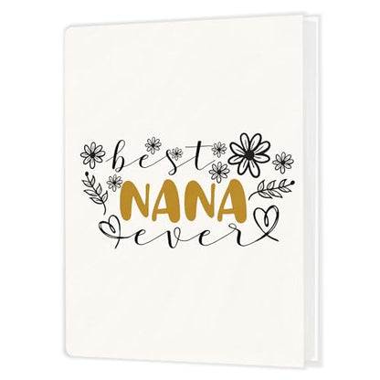 Best Nana Ever Gifts Photo Album Holds 36 4x6 Photos, Mother's Day Birthday Gifts for Nana Small Photo Album Memory Keepsake Gift for Family Wedding Anniversary Travel Vacation - color: Best Nana