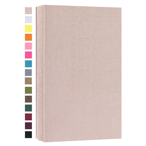 potricher Photo Album for 4x6 300 Horizontal Pockets Linen Cover Small Capacity Picture Book for Family Wedding Baby and Anniversary (Beige) | Small Capacity 4x6 Picture Albums with Horizontal Pockets, 4x6 Photo Book for Family, Wedding, Baby, Anniversary
