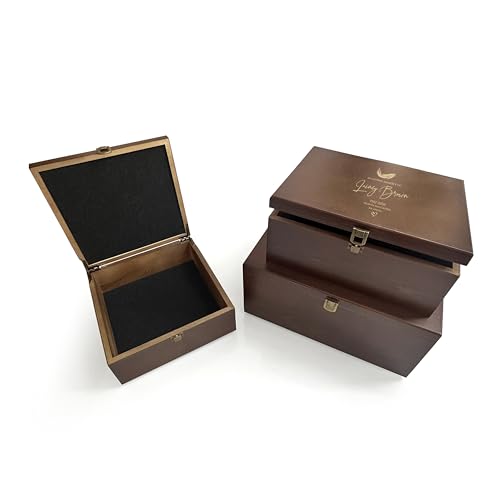 In Memory Loss Box | Personalized Remembrance Keepsake | Wooden Engraved Box | Keepsake Storage for Special Memories - style: Loving Storage Box Design - 6