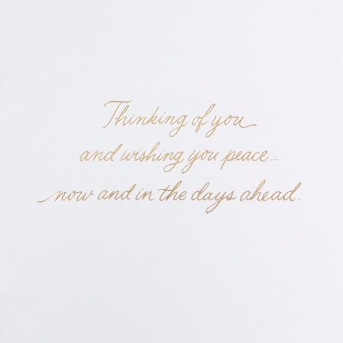 Hallmark Signature Sympathy Card (Butterflies) - color: Our Hearts Are With You