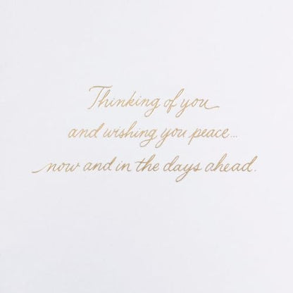 Hallmark Signature Sympathy Card (Butterflies) - color: Our Hearts Are With You