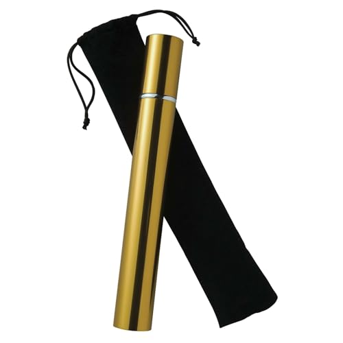Elegant Scattering Capsules | Travel-Ready Keepsake Tubes for Cremated Ashes, Beautiful and Personalized Memorial Containers for Honoring Loved Ones with Dignity (Gold (1 Count)) - color: Gold (1 Count)
