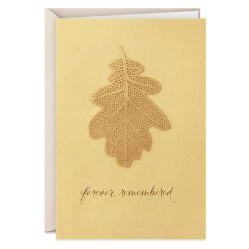 Hallmark Signature Sympathy Card (Forever Remembered) - color: White