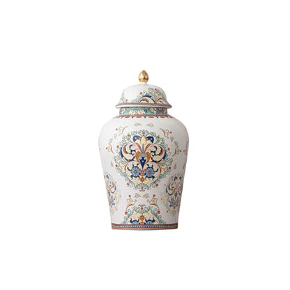 Flowers Urn Adult Ashes Keepsake Ceramic Large 200Cubic inches | 200lb Decorative Memorial buried Urn 11.6in high, non-traditional Big ashes Keepsake of Human /Female/Women/male /Pet Funeral