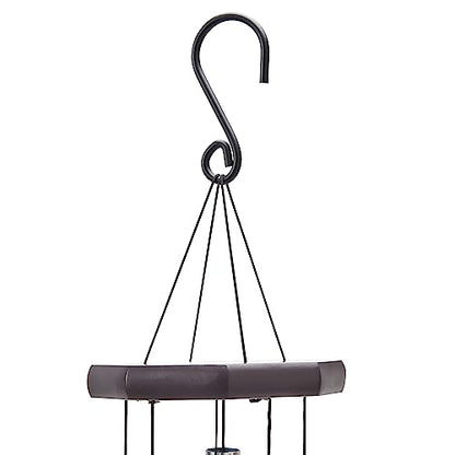 Let's Make Memories Personalized Wind Chime - Memorial - in Memory - Sympathy - Condolences - Remembrance - 30”H - Memorial Wings Design