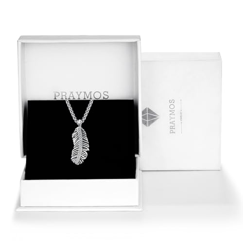 Customized Urn Necklaces for Ashes for Men Women 925 Sterling Silver Cross Necklace for Human Pets Ashes Cremation Memorial Jewelry for Keepsake - style: Feather Urn