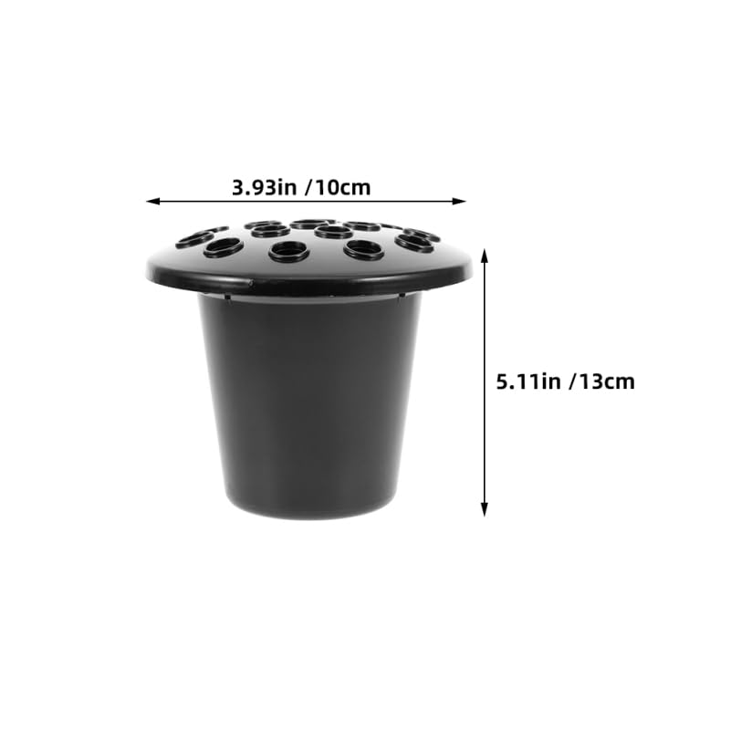 2pcs Plastic Grave Flower Holder Inserts Base for Memorials Cemetery Vase Liners Versatile Design for Fresh Flowers Elegant Floral Arrangement for Gravesite Decoration