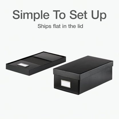 Oxford Keepsake Box, Protective Storage Box, Home and Office Organizer, Photo Storage Box, Souvenir Organizer, Small, 6" x 12" x 4 1/4" (41789) - size: 6" x 12" x 4 1/4"