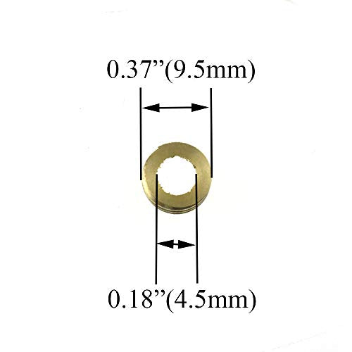 Hahiyo 16mm Diameter Mirror Screws Brushed Stainless Steel Solid Easy Install Brass Washer Decorative Caps Fasteners Nails 8 Pairs for Bathroom Mirrors Panels Kitchen Ceiling Arts Crafts - size: 16mm-8sets