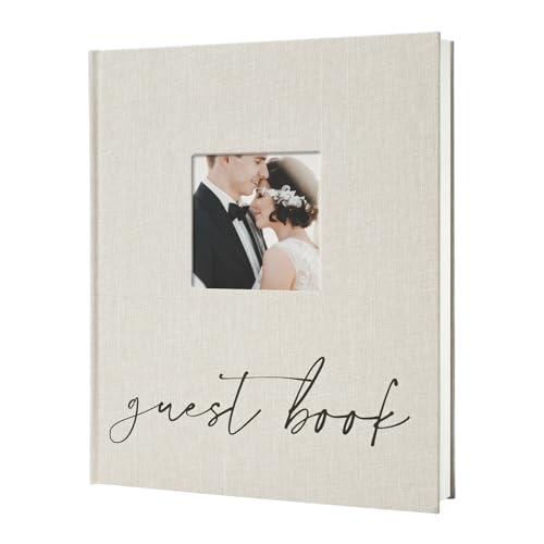 Vienrose Polaroid Guest Book 10x8 Inch Hardcover 120 Pages Simple Style - style: Minimalist Guest Book