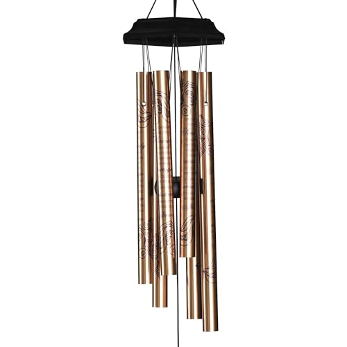 Dicksons Serenity Prayer Bronze 28 inch Iron Outdoor Garden Windchime Noisemaker