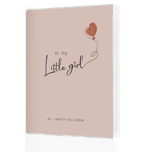 Baby Girl Photo Album 4x6 18 Pockets Photos, First Birthday Gifts for Girls, to My Little Girl Small Mini Photo Album Hold 36 Pictures Book for Baby Shower Newborn Family - color: Little Girl