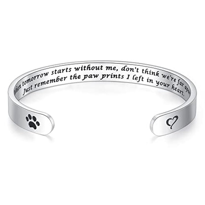 SAM & LORI Personal Bracelets for Teens/Women-Inspirational Jewelry Gifts (Various Designs) for Daughter/Sister/Mom/Friends-Adjustable Bracelet in a Pretty Gift Box - style: 2-Memory Gifts-Dog