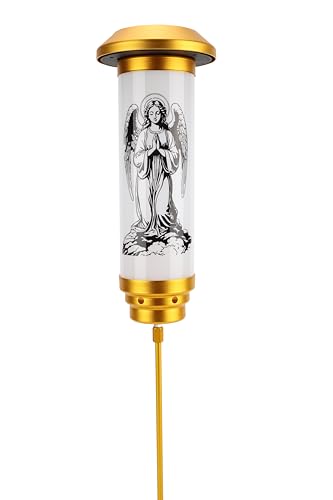 Eternal Solar Angel Light for Cemetery Grave, Kneeling Memorial Lamp | IP65 Waterproof, Dual Mount, Auto Dusk-to-Dawn, Eternal Memorial Gift