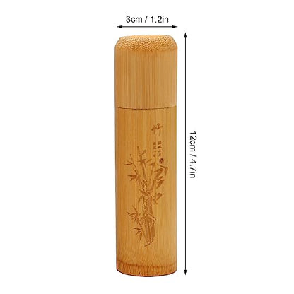 Small Bamboo Scattering Urn Tube, Ashes Biodegradable Scattering Cremation ECO Biodegradable Friendly Mini Spreading Cremation for Human Ashes Pet Dog Cat Ashes