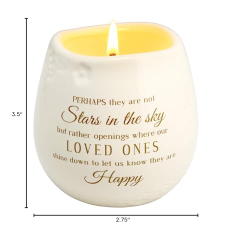 Pavilion Gift Company - Stars in the Sky - 8 oz -100% Soy Wax Candle Scent: Tranquility - style: In Memory, They're Happy