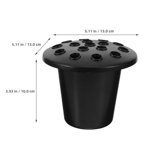 HANABASS Cemetery Grave Vase Inserts: 8pcs 16 Holes Cemetery Flowers Holder Graveside Bracket Memorial Day Grave Decorations Cemetery Vases for Graveyard Flower Marker