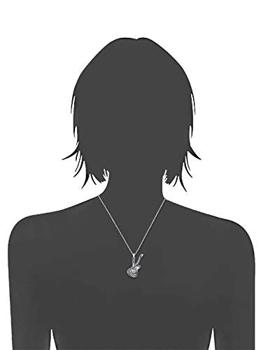 925 Sterling Silver Guitar Urn Necklace Women Cremation Jewelry for Ash