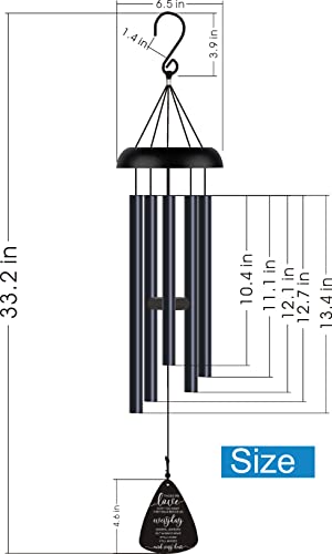 Sympathy Memorial Wind Chimes for Loss of Loved One Prime, Sympathy Gift Baskets Memorial Gifts for Loss of Mother Father, Grief Gifts Bereavement Funeral Gifts Windchimes in Memory of A Loved One - size: 32 inch