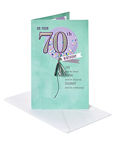 American Greetings 70th Birthday Card (Be Celebrated) - color: Be Celebrated