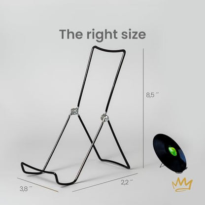 KINGDOM SOLUTIONS - 8.5" Black Metal Display Stand Made in USA - 2 Pack - color: Black Adjustable, size: 8.5" (2-pack)
