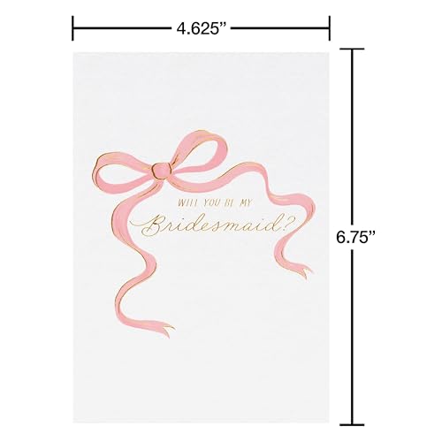 American Greetings 20-Count Wedding Party Proposal and Thank You Card Bundle with Envelopes and Seals - color: BRIDESMD PROPSL 20 CARD BNDL