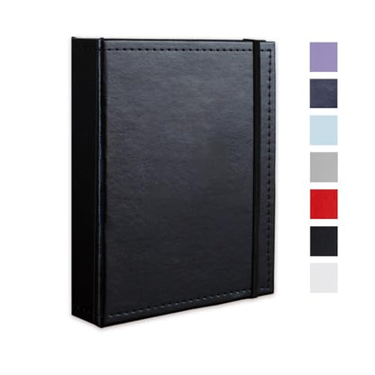 Small Photo Album 5x7 52 Pockets Leather Cover Picture Book Holds 5x7 Photos for Wedding, Baby, Family, Graduation - color: Black, size: 5x7 (1 PK)