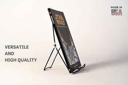 KINGDOM SOLUTIONS - 8.5" Black Metal Display Stand Made in USA - 2 Pack - color: Black Adjustable, size: 8.5" (2-pack)