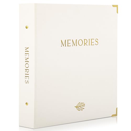 Beautiful Linen Photo Album For 4x6 Photos - Holds Up To 500 Pictures | Safely Stores Unique Memories - The Perfect Large Book for All Pictures of Treasured Family, Baby or Wedding Moments - color: Beige, size: Large - 500 Photos