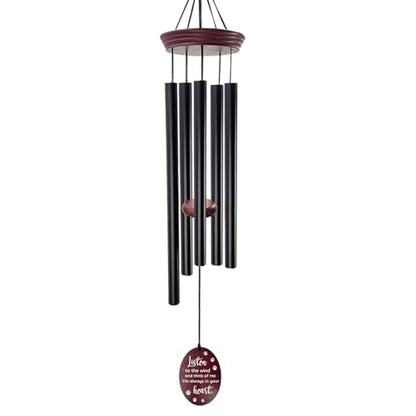 Pet Memorial Wind Chimes for Loss of Dog - Sympathy Windchimes with Deep Tone 5 Tuned Tubes, Loss of Pet Sympathy Gift, Dog Passing Remembrance Gifts, Outside Garden Decor - size: 1