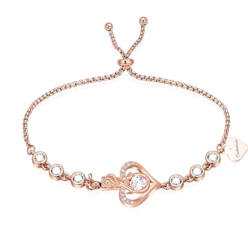 Rose Flower Adjustable Urn Bracelet for Ashes Birthstone Stainless Steel Cremation Jewelry Memorial Keepsake Locket Urns Bracelet Jewelry for Men Women Gifts - color: Customize
