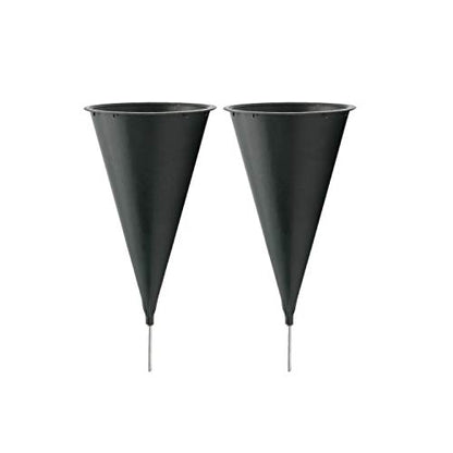 Royal Imports Cemetery Vases for Grave 10" Medium, 1.9" Spikes Set of 2 - size: Medium - No Foam