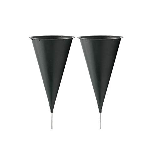 Royal Imports Cemetery Vases for Grave 10" Medium, 1.9" Spikes Set of 2 - size: Medium - No Foam