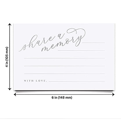 Bliss Collections Share a Memory Cards Heart Script, Cards for Weddings - style: Heart Script