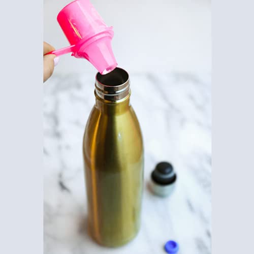 Measuring Scoop & Funnel - No Cap Open Spoon 1-Pack 9cc | Universal open design measuring spoon, Built-in funnel neck pour spout, Quick access cup for coffee powders and baking - size: 9 cc | 2 Teaspoon | 9 mL
