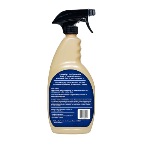 Granite Gold Daily Cleaner for Granite, Marble & Other Natural Stone & Quartz Surfaces, 32 Ounces - size: 32 Fl Oz (Pack of 1)