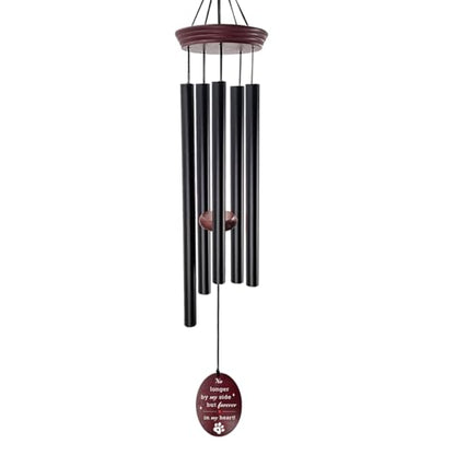 Pet Memorial Wind Chime, Dog Memorial Wind Chimes for Loss of Dog, Tuned Aluminum Tubes in G Scale, Wooden Top, Sympathy Pet Loss Gifts for Garden Patio – Forever in My Heart - size: 2