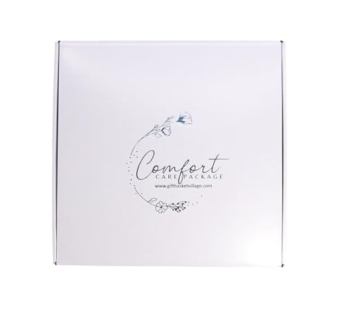 Gift Basket Village - Comfort Care Package, Soothing Gift Box with Cookies, Nuts, Chocolates & Grief Book, Ideal for Showing Support - style: Soothing Gift Box (15-Piece Set)