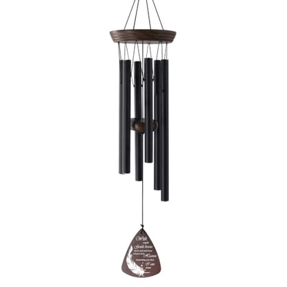 Memorial Wind Chimes for Outside, Sympathy Gift for Loss of Loved One - size: With Each