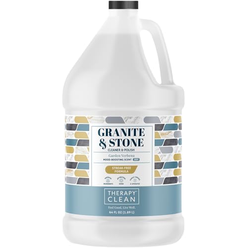 Therapy Granite Countertop Cleaner Refill 64 oz, Marble, Granite Polish, Marble Polish, Stone, Quartz, Stain Remover - style: Granite Cleaner (64 oz Refill)