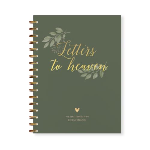 Memorial Gifts Journal for Women Men 5.5x8.6in(Green) - color: Green