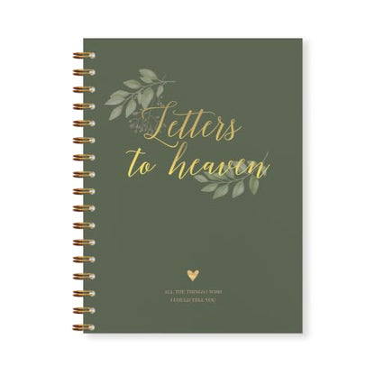 Memorial Gifts Journal for Women Men 5.5x8.6in(Green) - color: Green