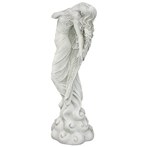 Design Toscano Ascending Angel Garden Statue, Medium, Antique Stone - style: MEDIUM ASCENDING